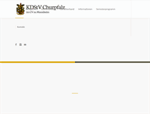 Tablet Screenshot of churpfalz-mannheim.de